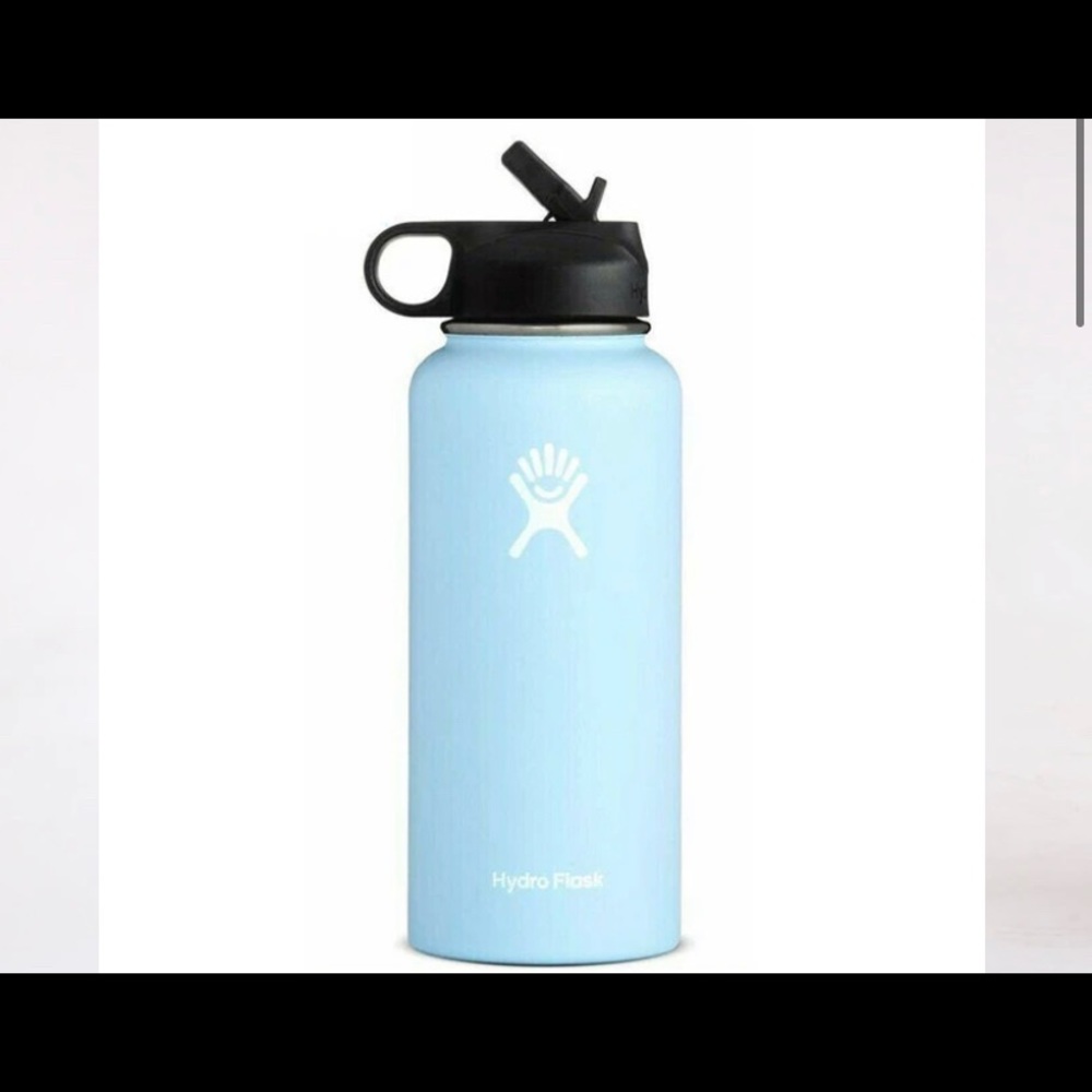 Hydro Flask 32 oz - Straw Lid, frost blue